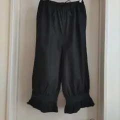 サマンサモスモス黒のカジュアルパンツ S.A刺繍付き