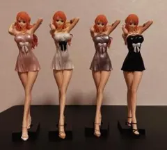 【ナミ】フィルムゴールドフィギュア 色違い4点