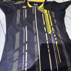YONEX ユニゲームシャツ 黒/黄色/紫
