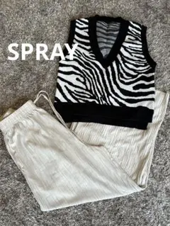 SPRAY Ｖネック　ニットベスト　ニット