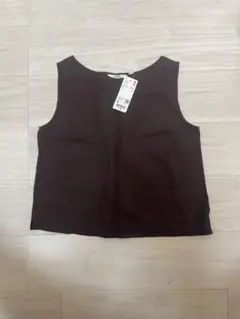 ダークブラウン ノースリーブ Mサイズ