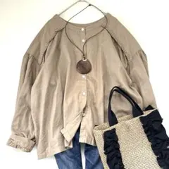 美品✨ヘブンリー HEAVENLY プルオーバー シャーリング コットン | Mercari