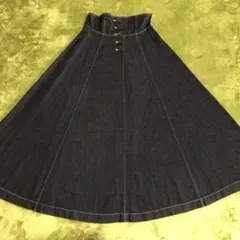 NATURAL BEAUTY デニムロングスカート