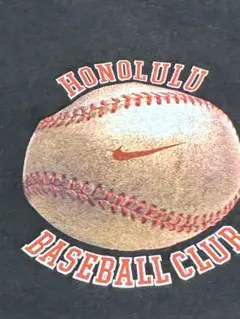 '01s Y2K NIKE ホノルル大学　カレッジTシャツ　銀タグ　Lサイズ