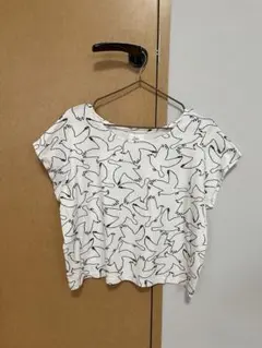 agnis b. 半袖　ホワイト　Tシャツ トップス　白　アニエスベー