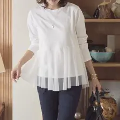 アメリカンホリック チュールドッキングカットプルオーバー