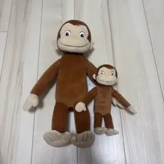 希少】GUND おさるのジョージ ぬいぐるみ 大 小 キュリアスジョージ 