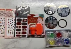 ネイルスタンプやネイルシールなど計14点