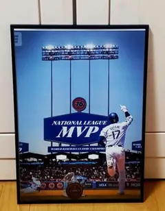 祝ドジャース大谷翔平 2024年MVP獲得！A3サイズポスターフレーム付き⑤