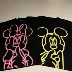 ミニー・マウス 、ミッキーマウスTシャツ