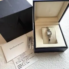 【稼働】ヴァンドーム青山 0.24ct ダイヤ ドレスウォッチ ブレスウォッチのサムネイル