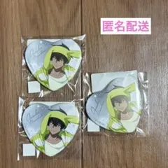 桃源暗鬼 オンラインくじ パジャマバニー ハート缶バッジ 桃角桜介 3個セットのサムネイル