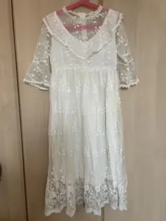 レースドレスワンピース　シューズセット