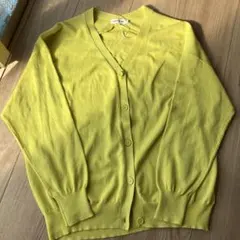 Lepsim イエロー Vネック カーディガン