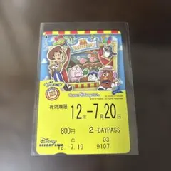ディズニーリゾートライン、フリーきっぷ、使用済み