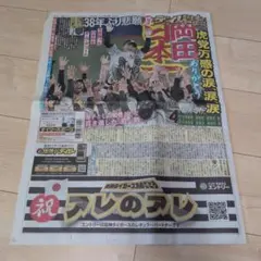 2023年 デイリースポーツ 阪神タイガース 日本一記念号