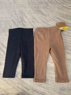 プティマイン　レギンス　FRUIT LOOM 2枚セット80