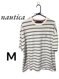 nautica ストライプ Tシャツ Mサイズ