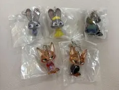 ズートピア2 めじるしアクセサリー コンプリート ジュディ ニック ニブルズ