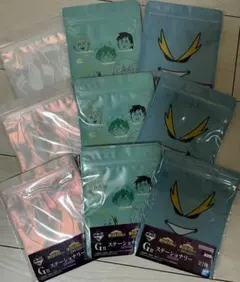 一番くじヒロアカ 紡がれる想い ステーショナリー ジッパーバック3種✖️3セット