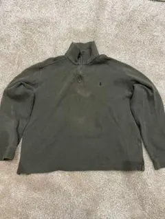 古着 ポロラルフローレン ハーフジップ ニット
