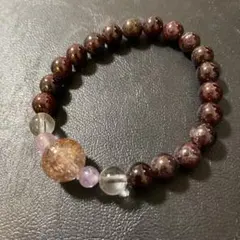 最終値下げ‼️レッドガーデンインクォーツなど天然石ブレスレット