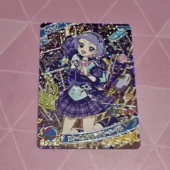 ひみつのアイプリ　リング5弾ミラクルカードスクールメイツラブリーパープル　チィ