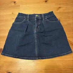 【送料込】EDWIN デニムスカート ダークブルー