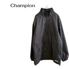 C0287Champion ナイロンジャケットアウタースポーツウェア防寒大きめLのサムネイル
