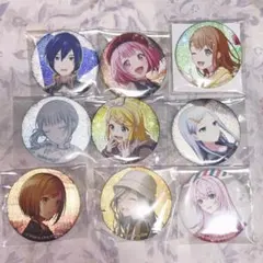 アニメキャラクター ピンバッジ 9個セット