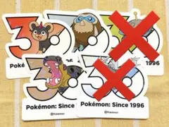 ポケモン　メガフェスタ　韓国　アニバーサリーシール　ランダムステッカー　30周年