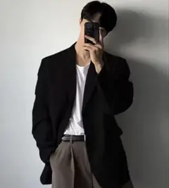 ブラック テーラードジャケット