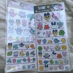 たまごっちパラダイス 4サイズステッカー 2点セット