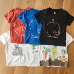 絵本のキャラクターTシャツ　6枚セット 110センチ