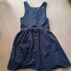 BEBE べべ 2way ワンピース ジャンパースカート ベスト 140