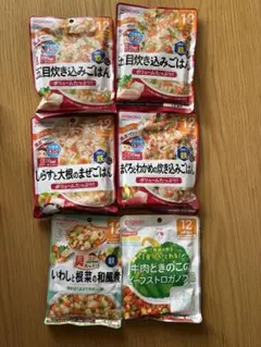 和光堂 ビッグ　ピジョン　離乳食　ベビーフード　6袋　12ヶ月　パウチ