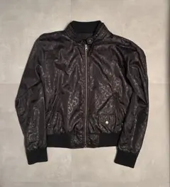 00s archive レオパード柄 ボンバージャケット