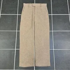 Sefr 【アルパカウール　チェックスラックス】