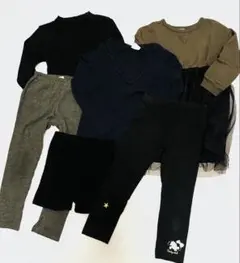 キッズ服セット（レギンス・トップス・ドレス）