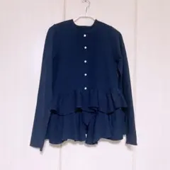 titivate フリルヘムニットカーディガン　Lサイズ