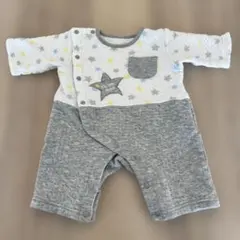 星柄ロンパース 綿100%