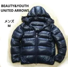 BEAUTY&YOUTH 650FPダウンジャケットネイビーM