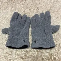 ポロラルフローレン メンズ 手袋 厚手 フリース&スエード