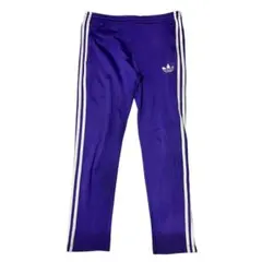 古着 adidas アディダス トラックパンツ 3ライン パープル M 古着 adidas アディダス トラックパンツ 3ライン パープル M