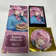 可愛ひかる 缶バッジ フォト風カード - メルカリ