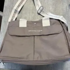 GELATO PIQUE ブラウン マザーズバッグ