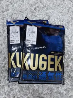 ミズノ　アンダーシャツ 長袖 ネイビー　ミズノプロ KUGEKI ローネック　L