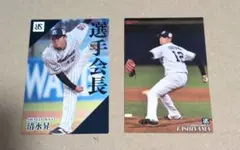 プロ野球チップス 選手カード ヤクルトスワローズ 清水昇 青木宣親