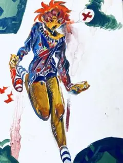 手描きイラスト オリジナル キャンバス 萌え絵　アナログイラスト　えむくの世界のサムネイル