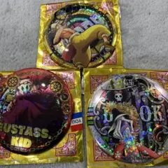 ワンピース 輩缶バッジ 3点